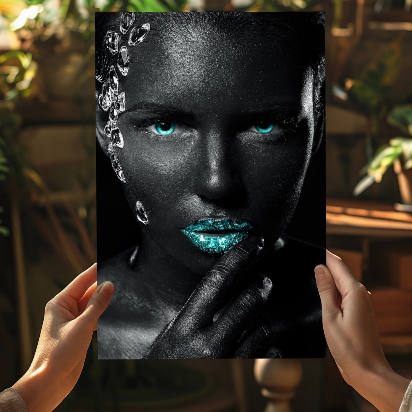 Woman Aluminum Print