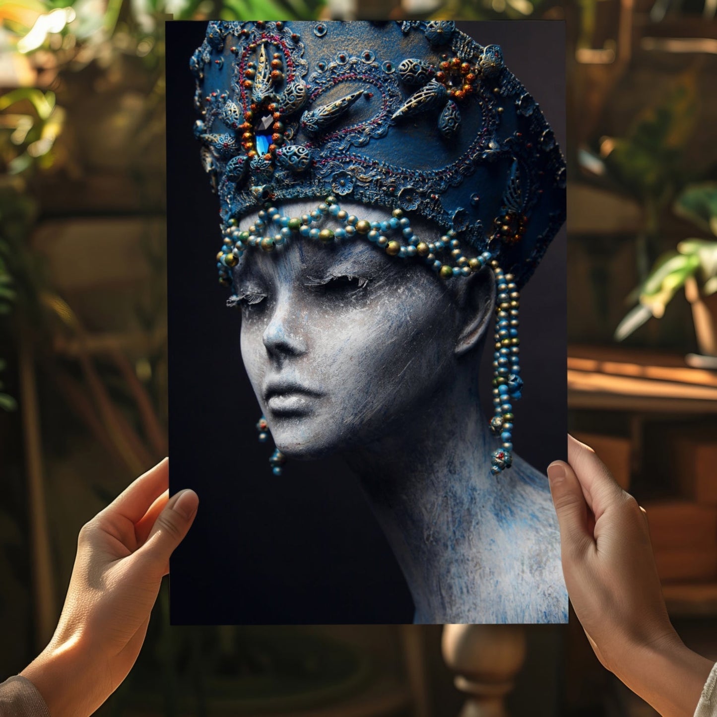 Egyptian Woman Aluminum Print