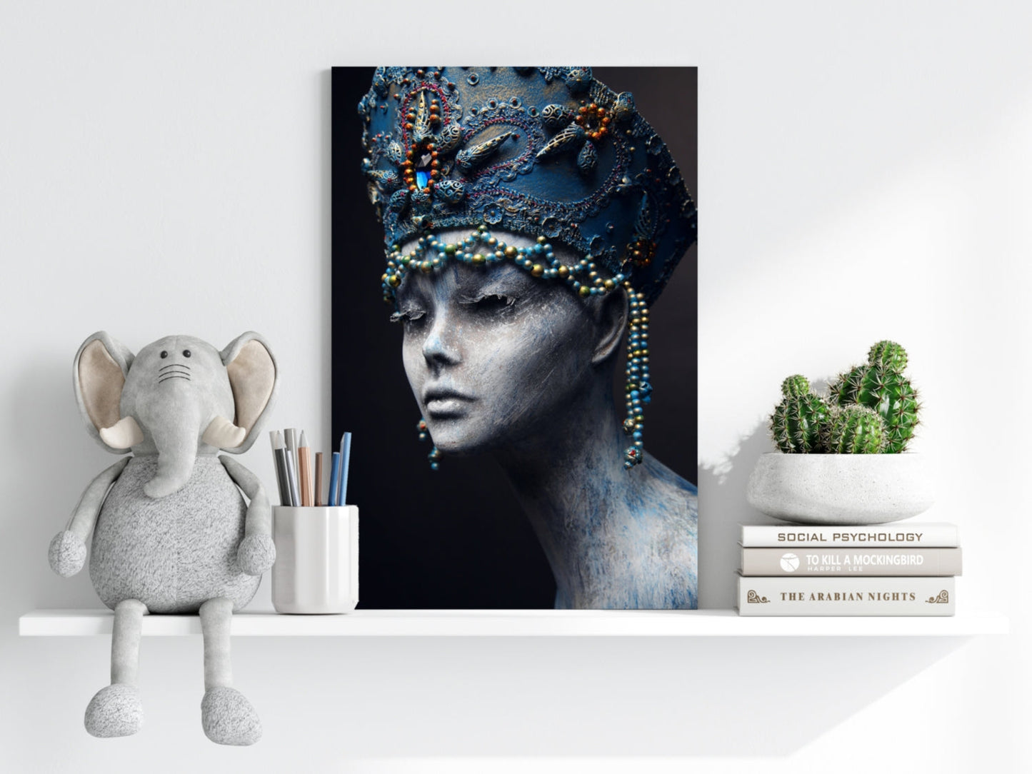 Egyptian Woman Aluminum Print
