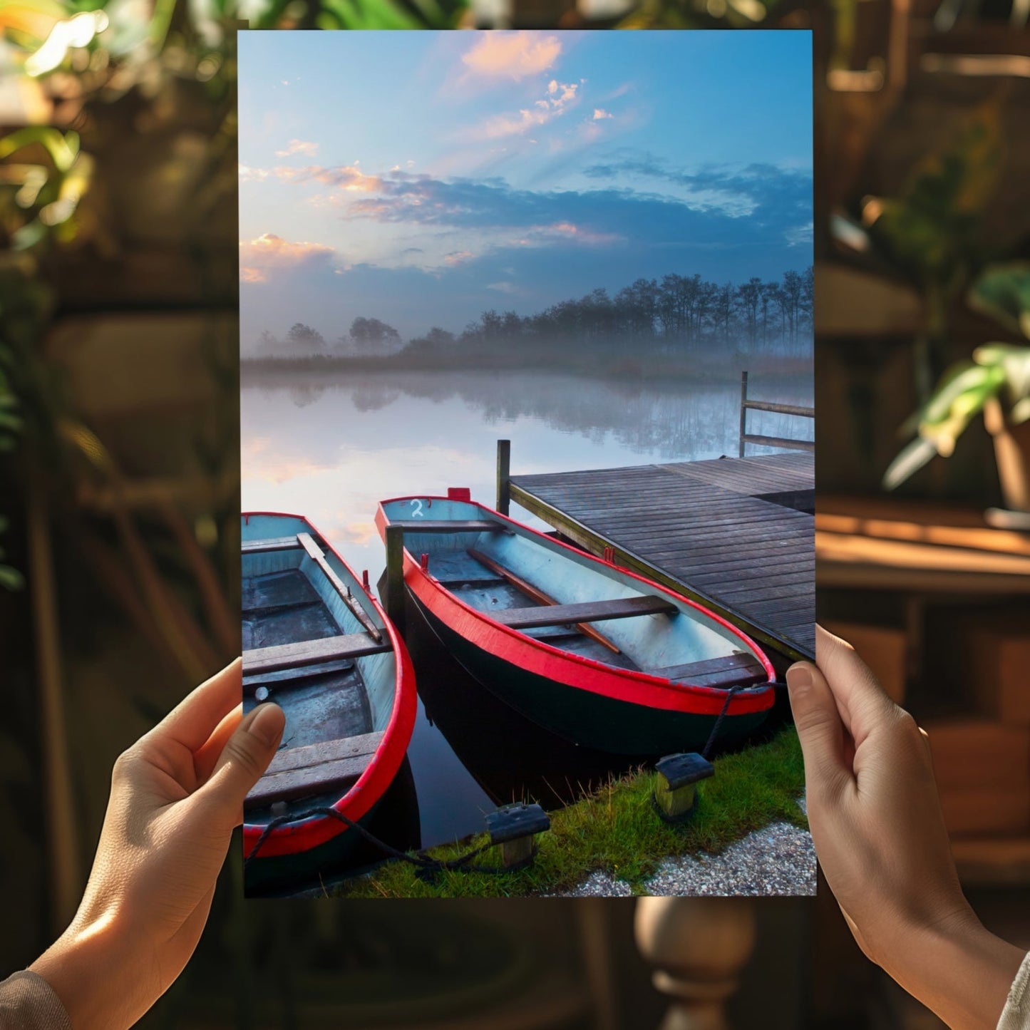 Boats Aluminum Print