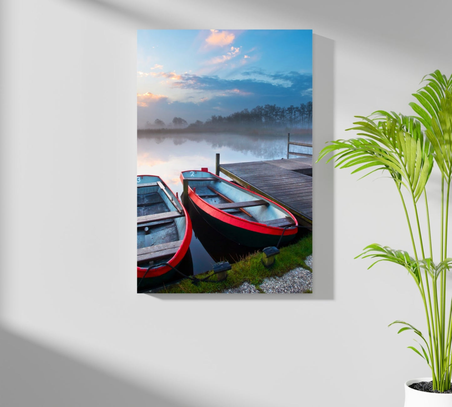 Boats Aluminum Print