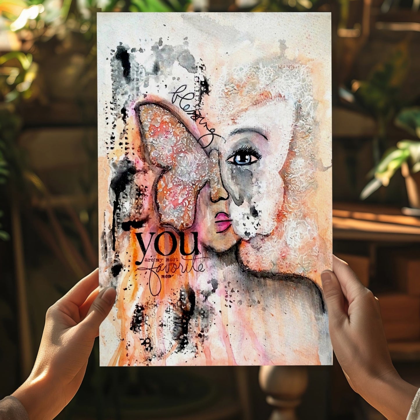 Love Butterfly Aluminum Print