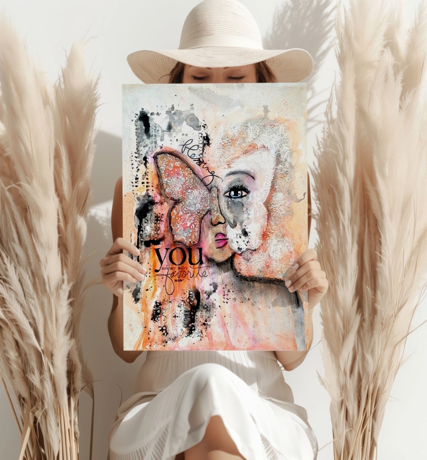 Love Butterfly Aluminum Print