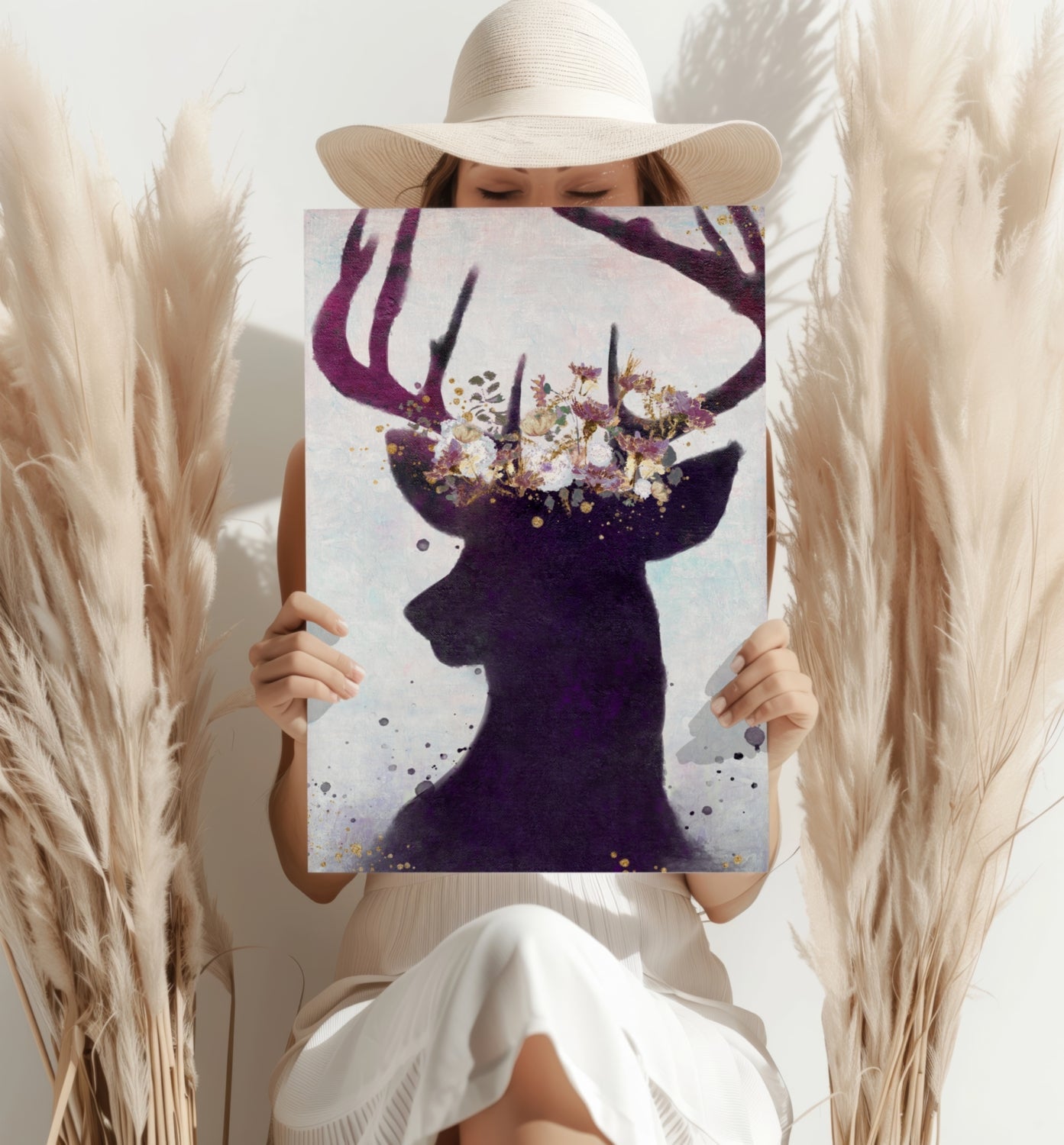 Deer Aluminum Print