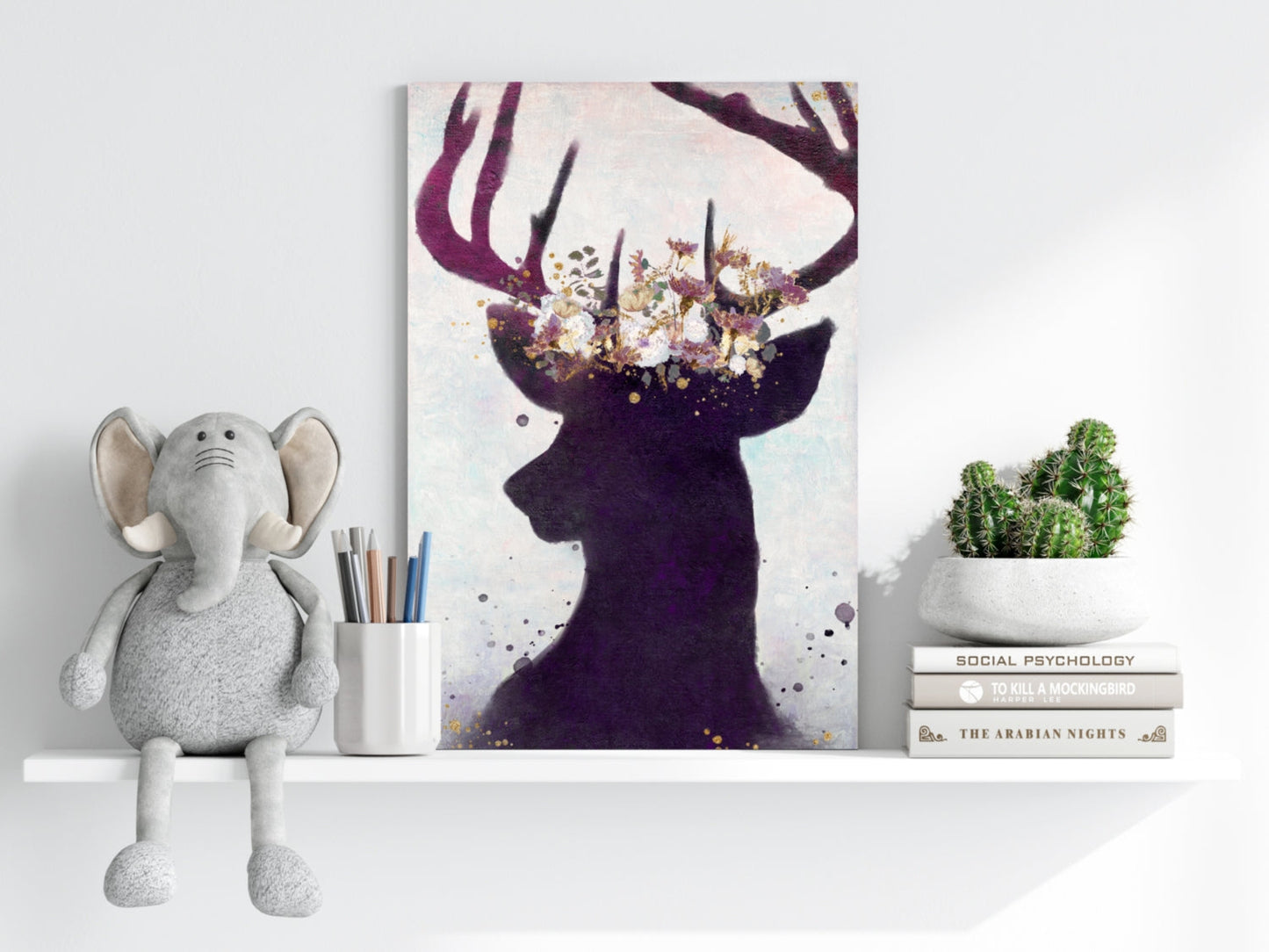 Deer Aluminum Print