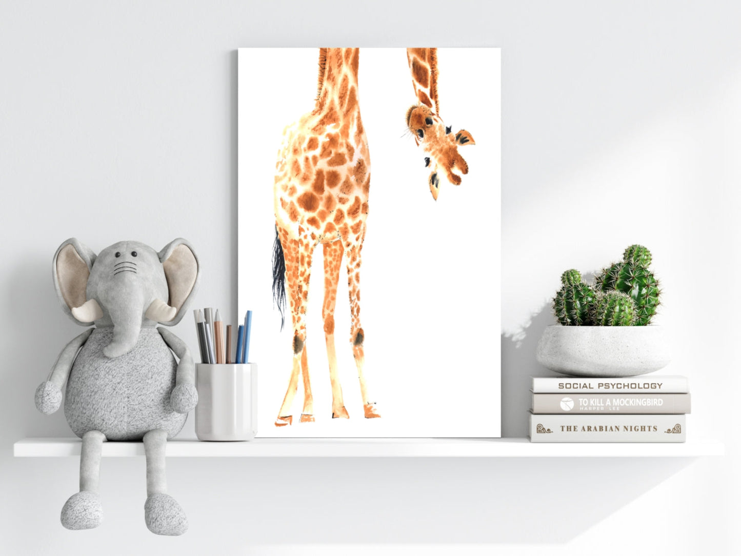Giraffe Aluminum Print