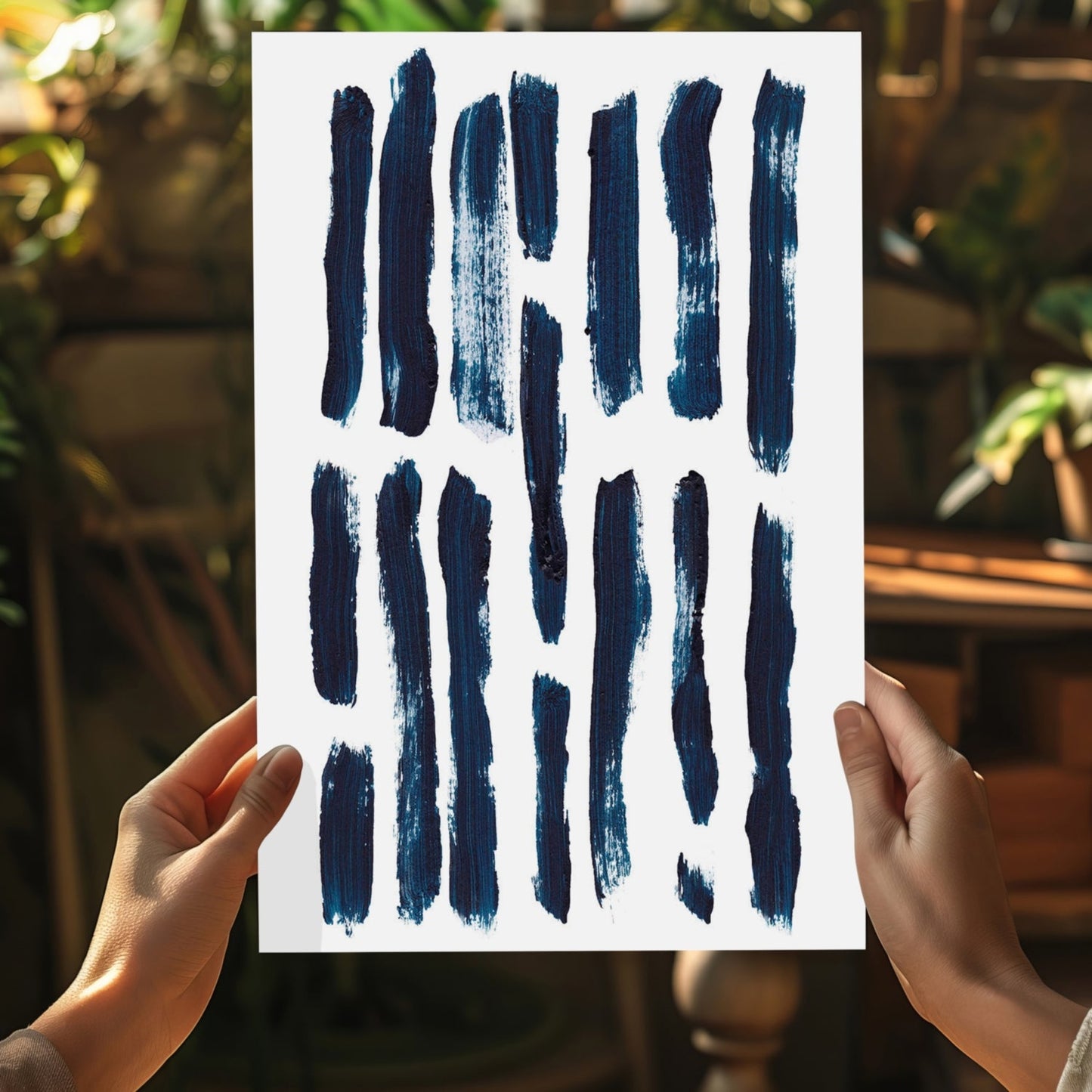 Abstract Lines Aluminum Print