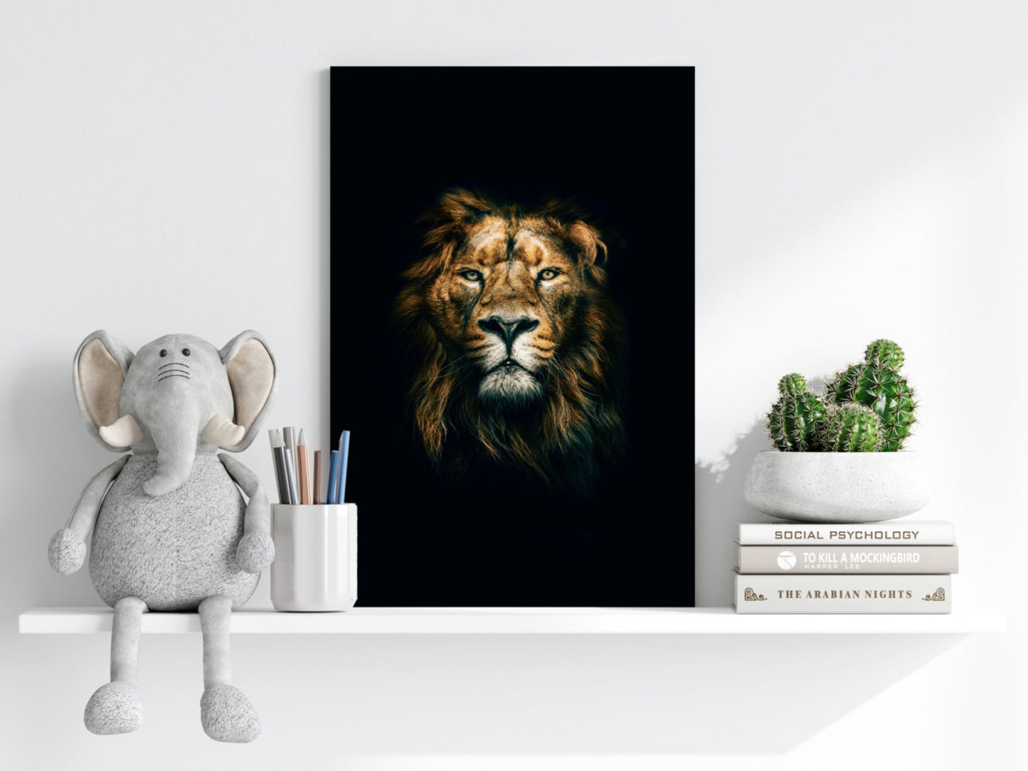 Lion Aluminum Print