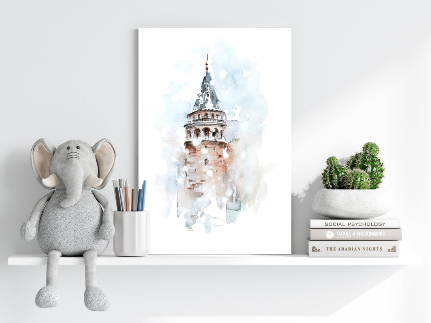 Galata Tower Aluminum Print