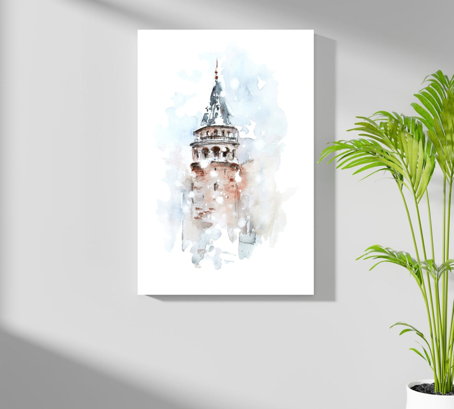 Galata Tower Aluminum Print