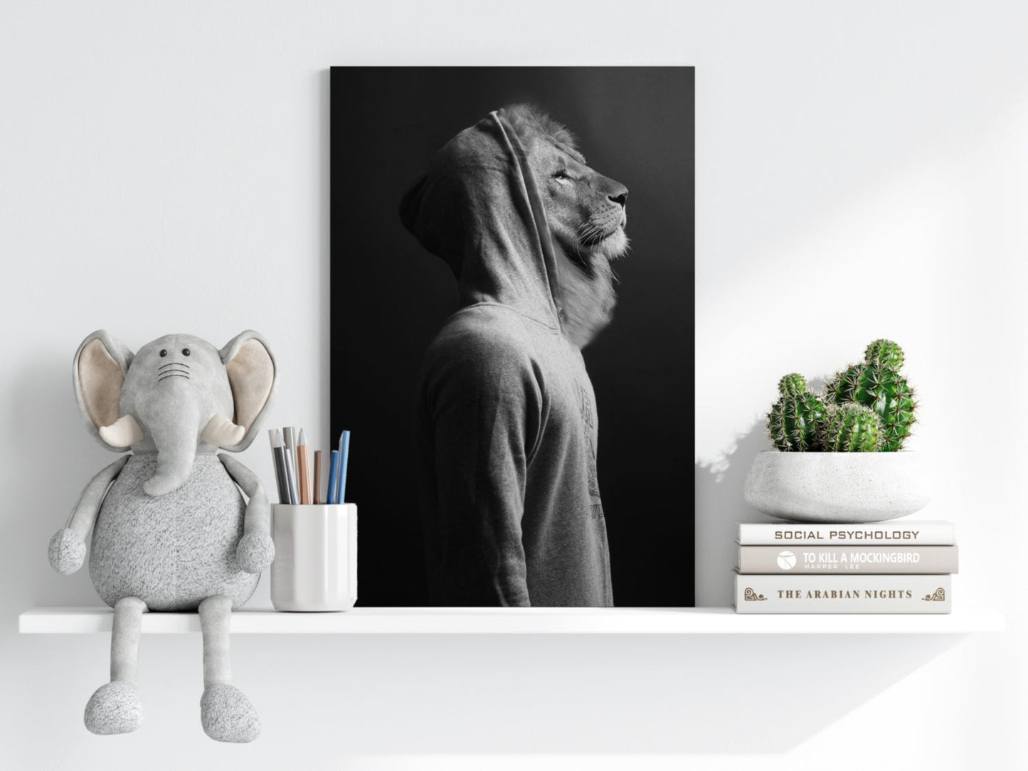 Lion Aluminum Print