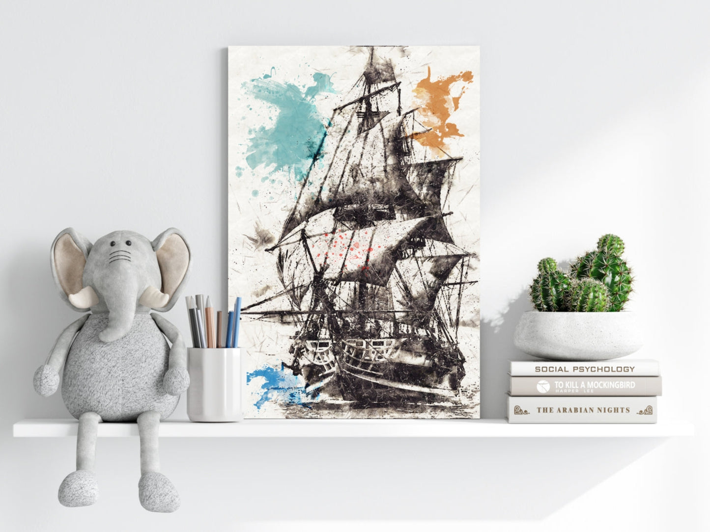Ship Aluminum Print