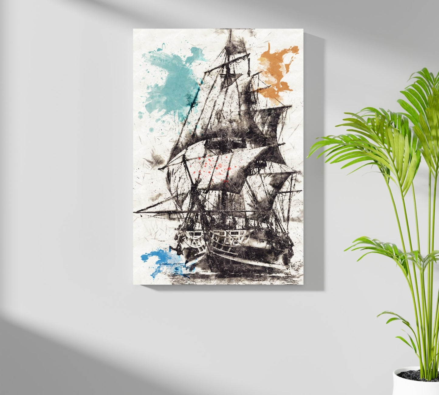 Ship Aluminum Print