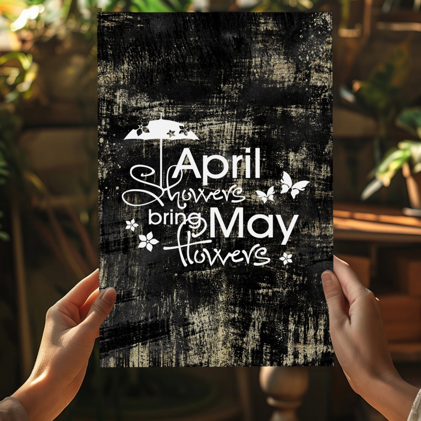 April Showers Aluminum Print