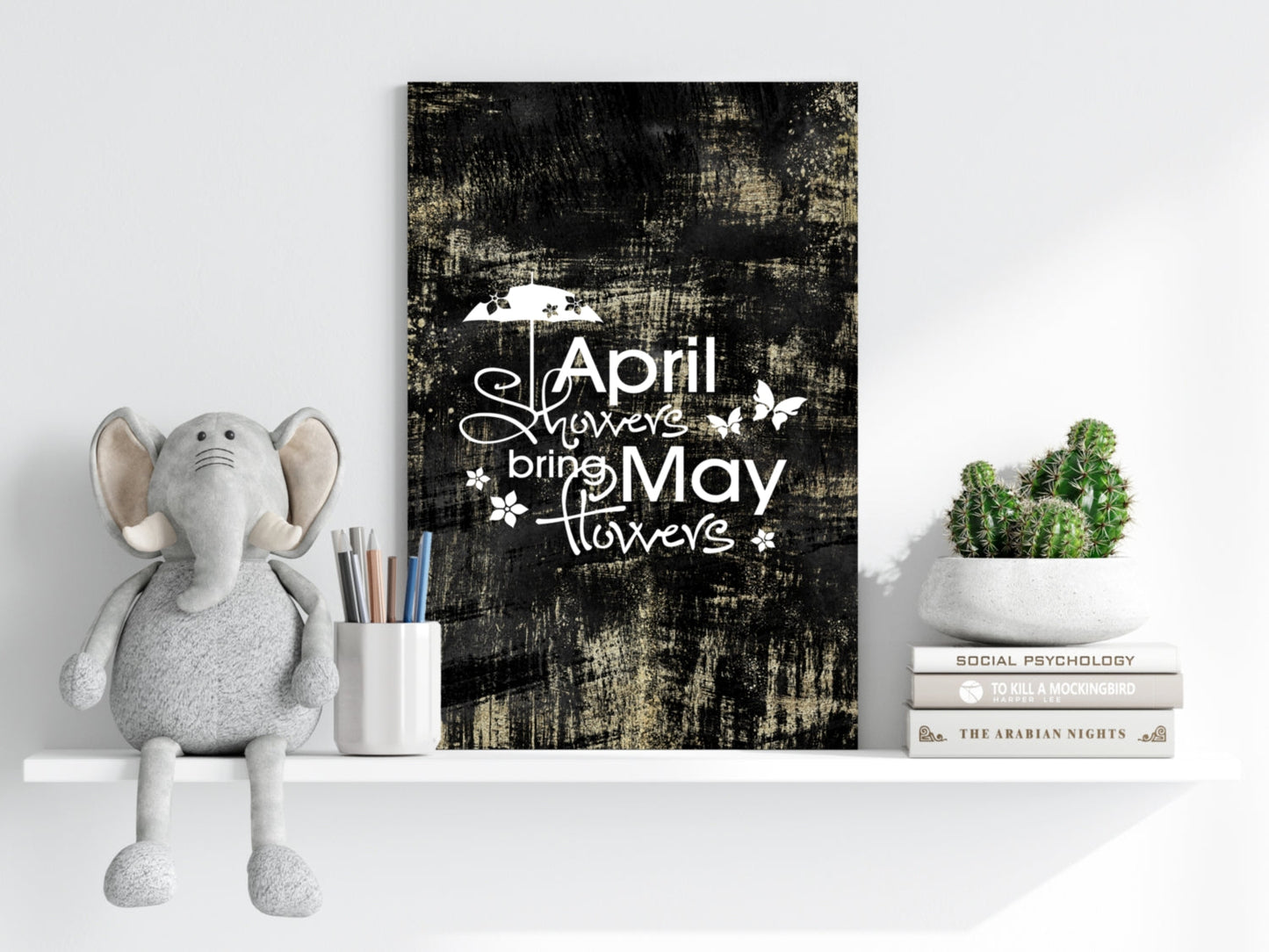 April Showers Aluminum Print