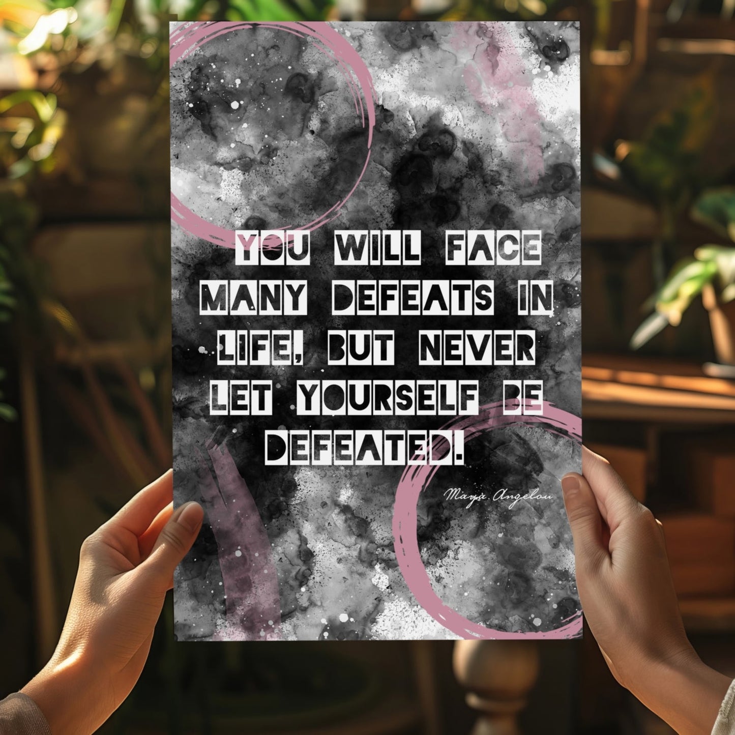 Angelou Aluminum Print