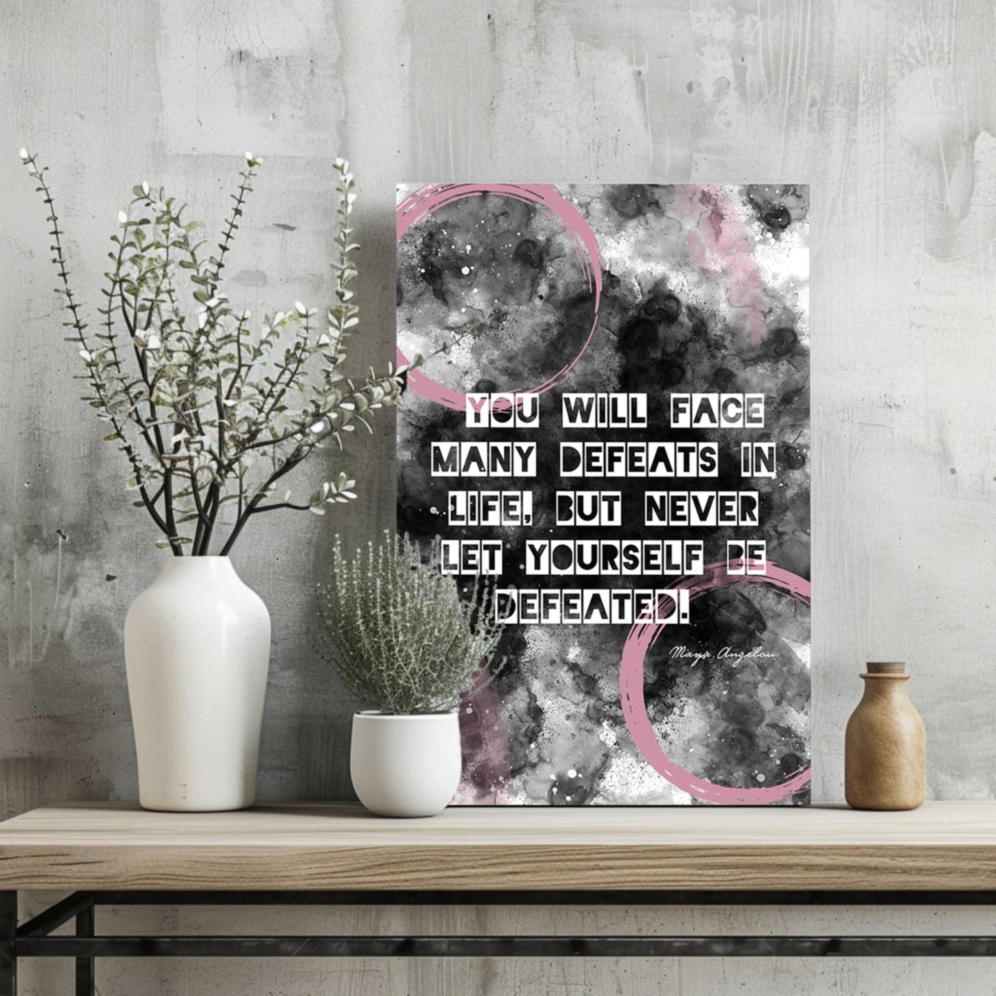 Angelou Aluminum Print