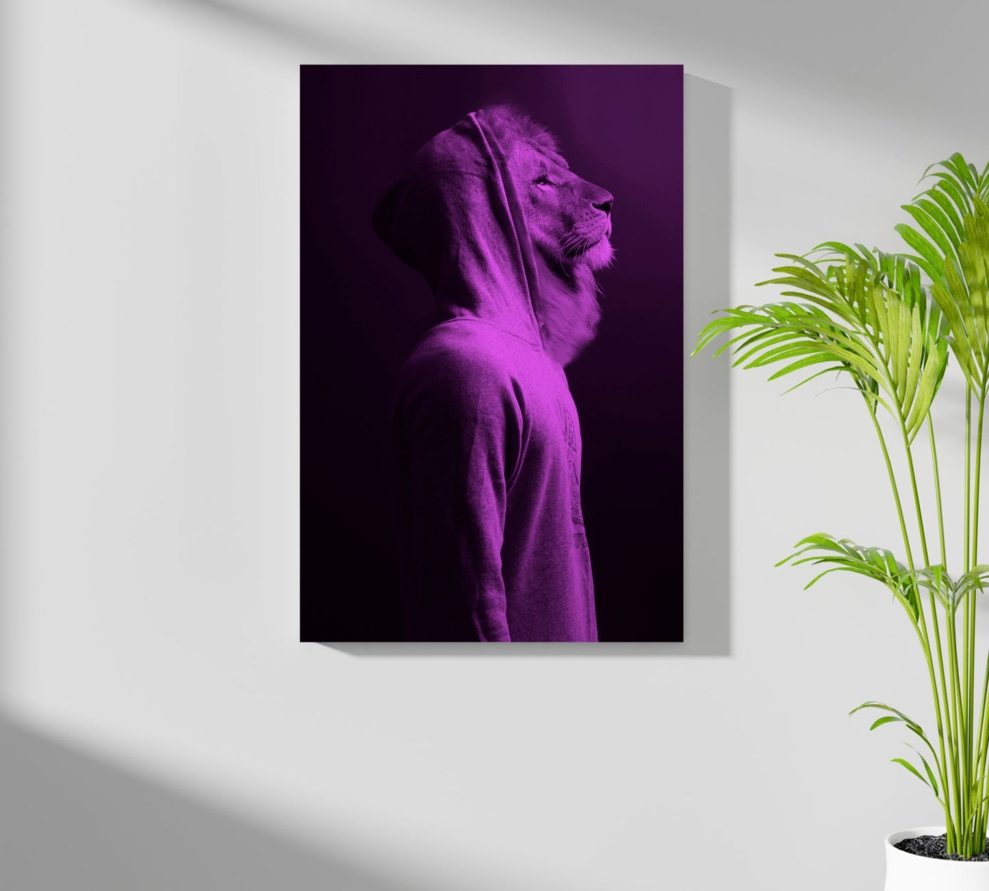 Lion Aluminum Print