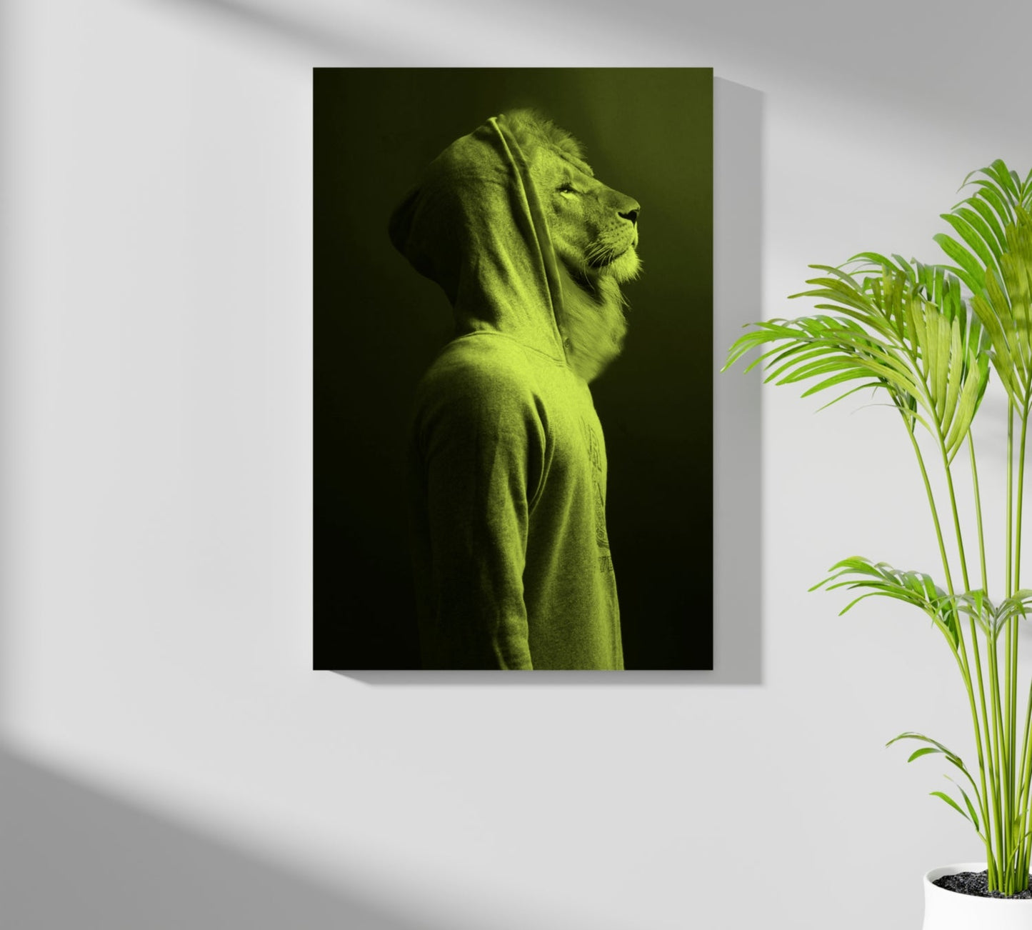 Lion Aluminum Print