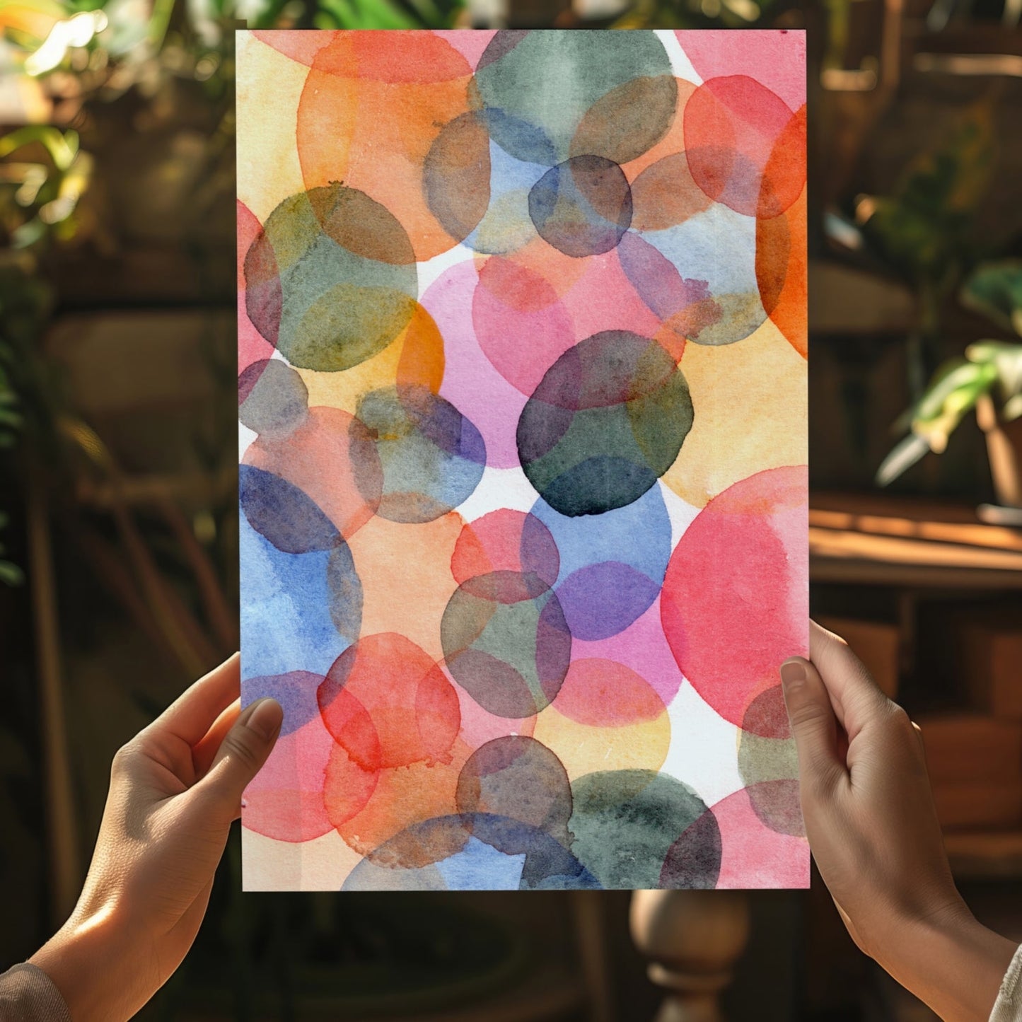 Abstract Aluminum Print
