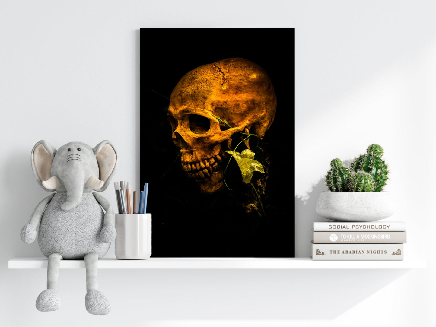 Skull Aluminum Print