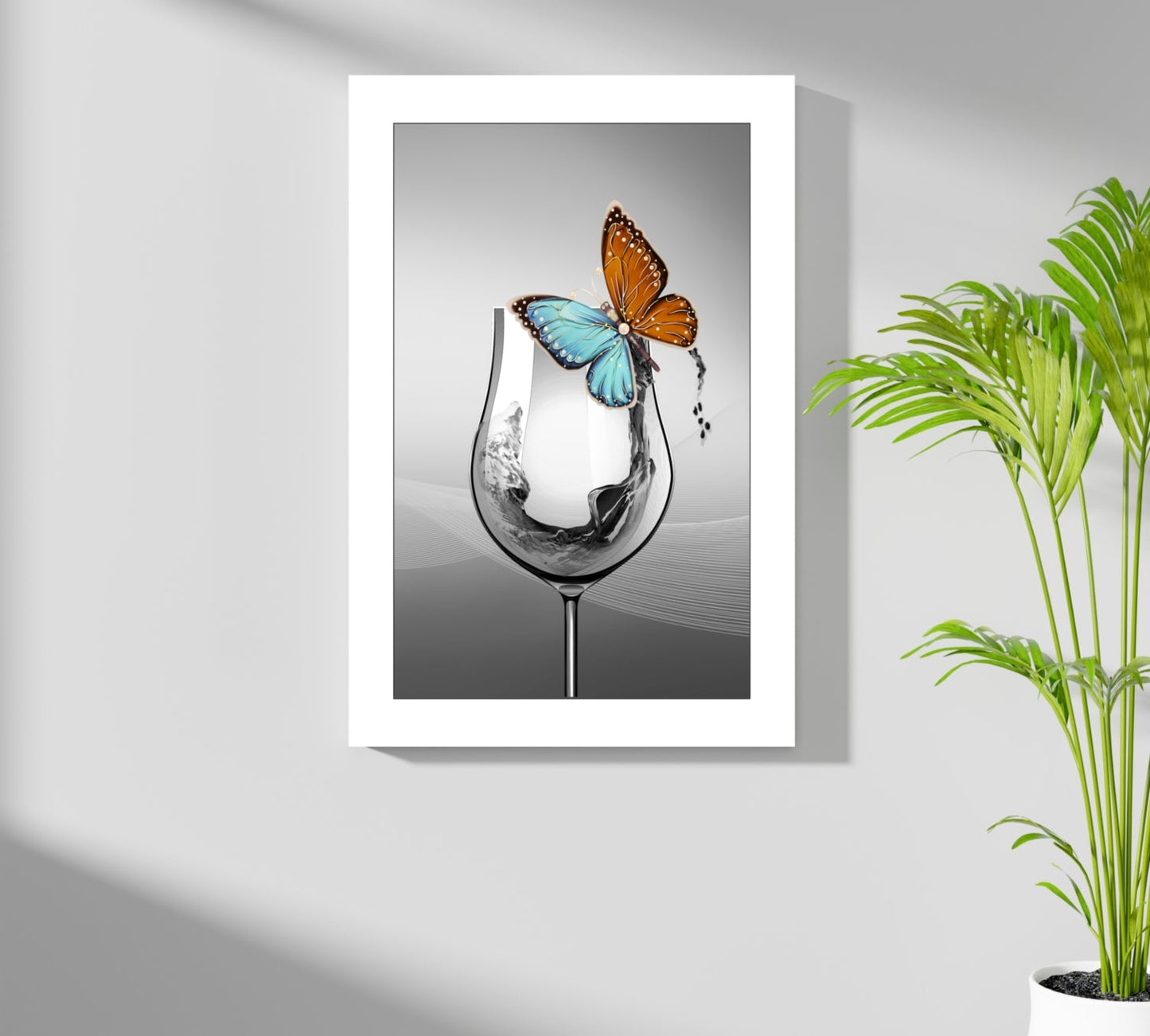 Glass Aluminum Print