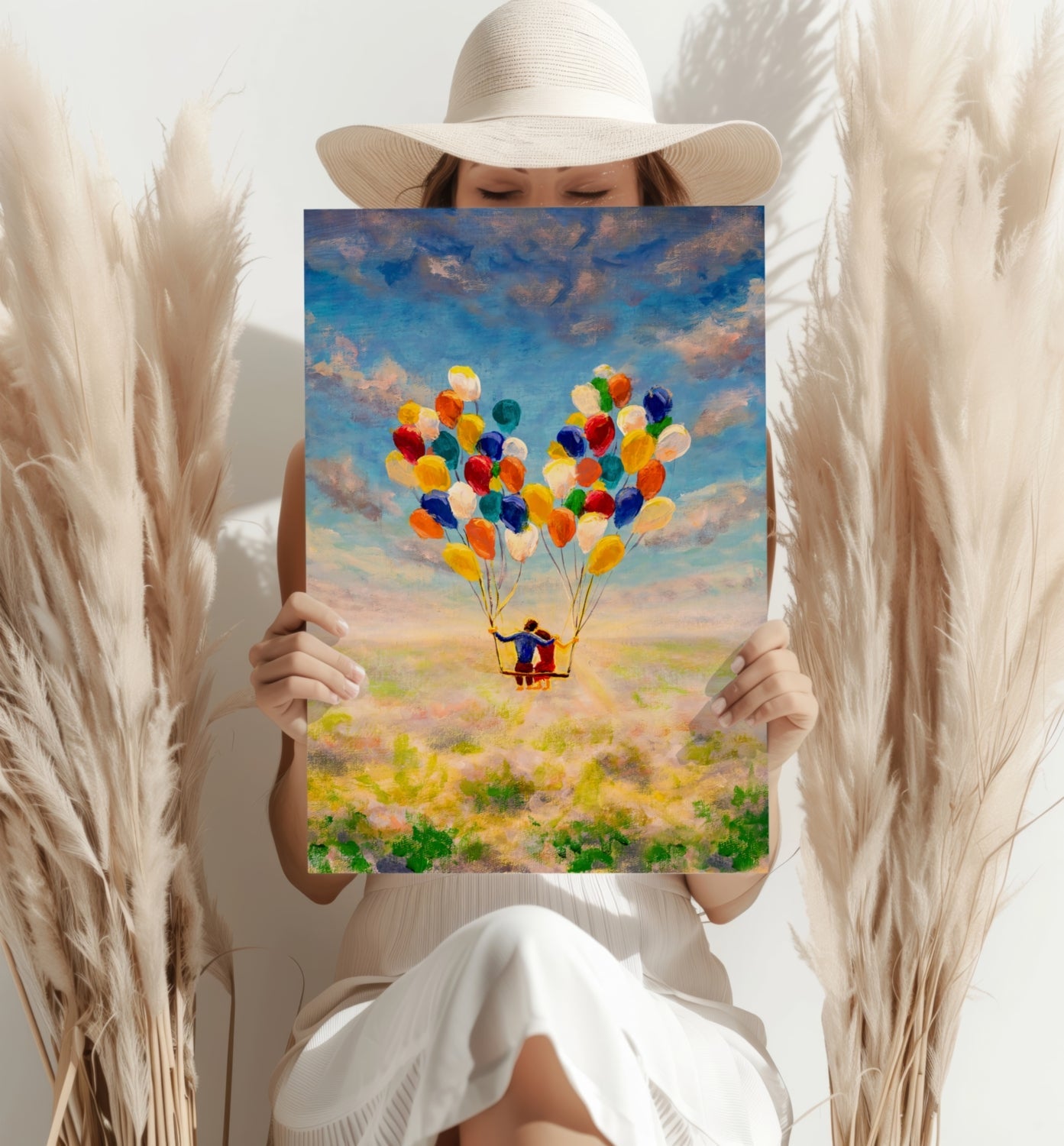 Balloons Aluminum Print