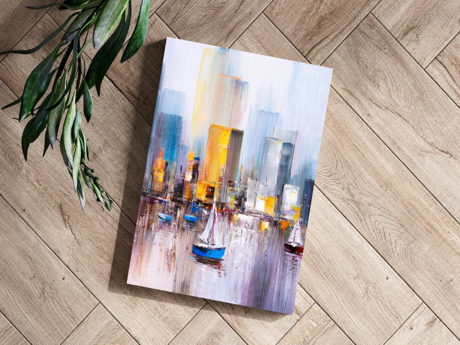 Abstract Lake Aluminum Print-2
