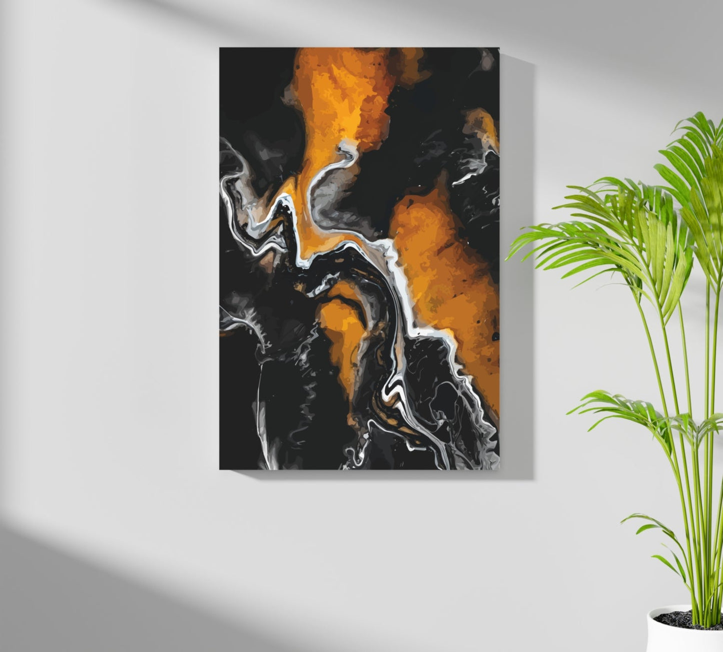 Abstract Marble Pattern V1 Aluminum Print