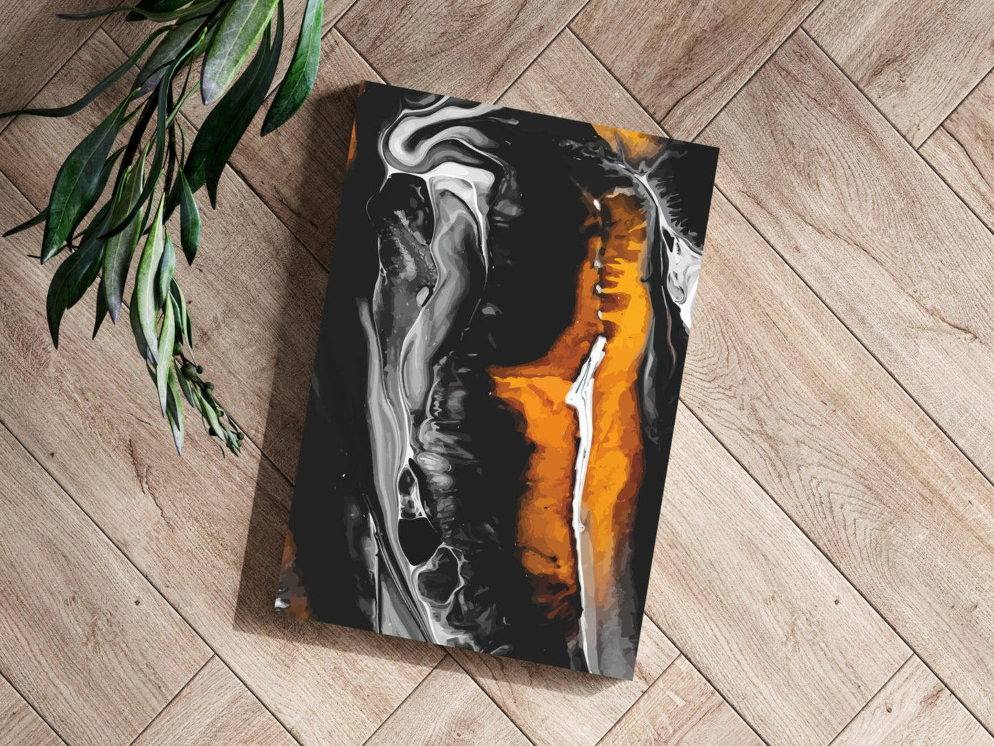 Abstract Marble Pattern V3 Aluminum Print