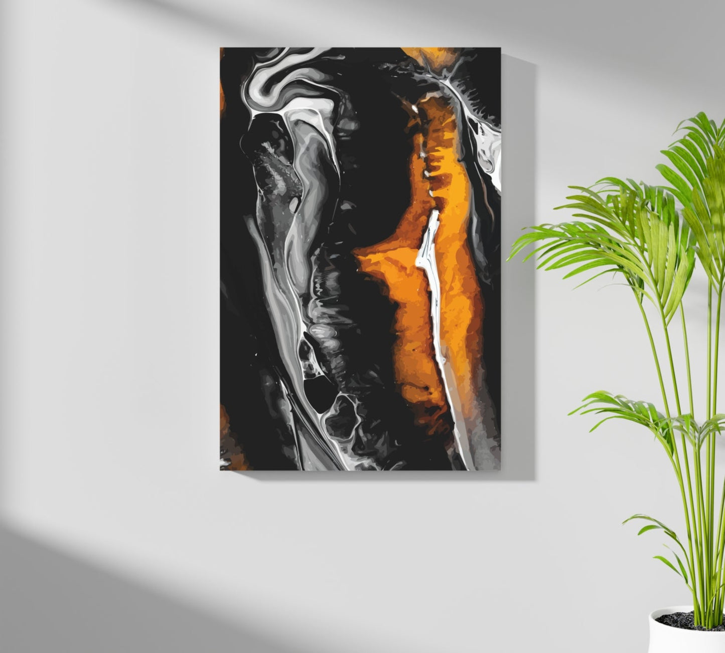 Abstract Marble Pattern V3 Aluminum Print