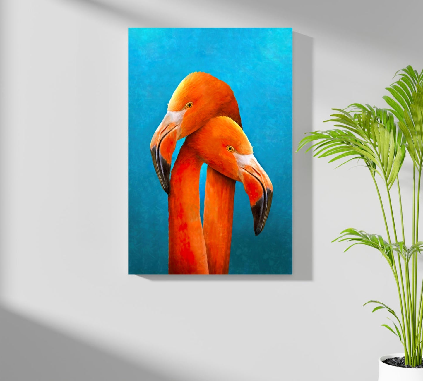 Flamingos Aluminum Print