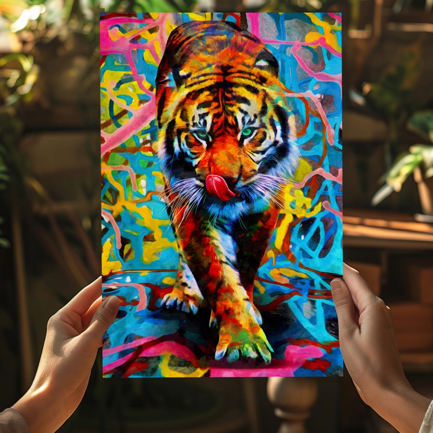 Tiger Aluminum Print