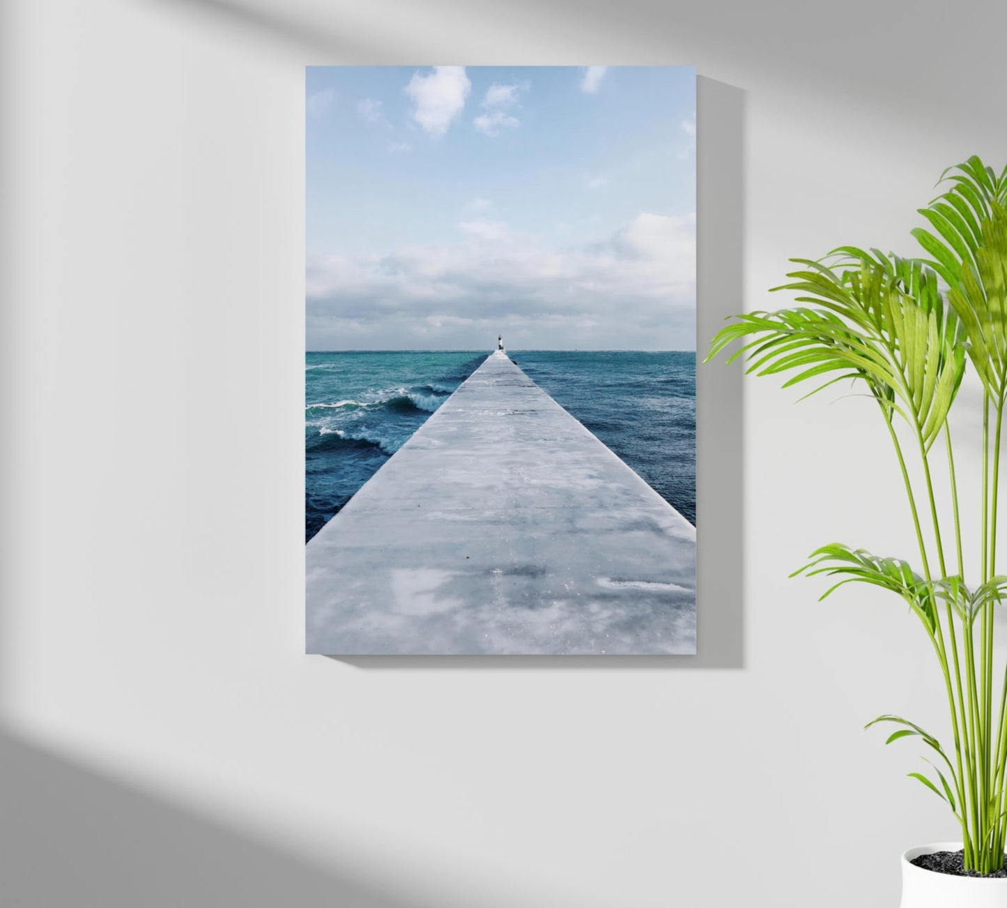 Dock View Aluminum Print
