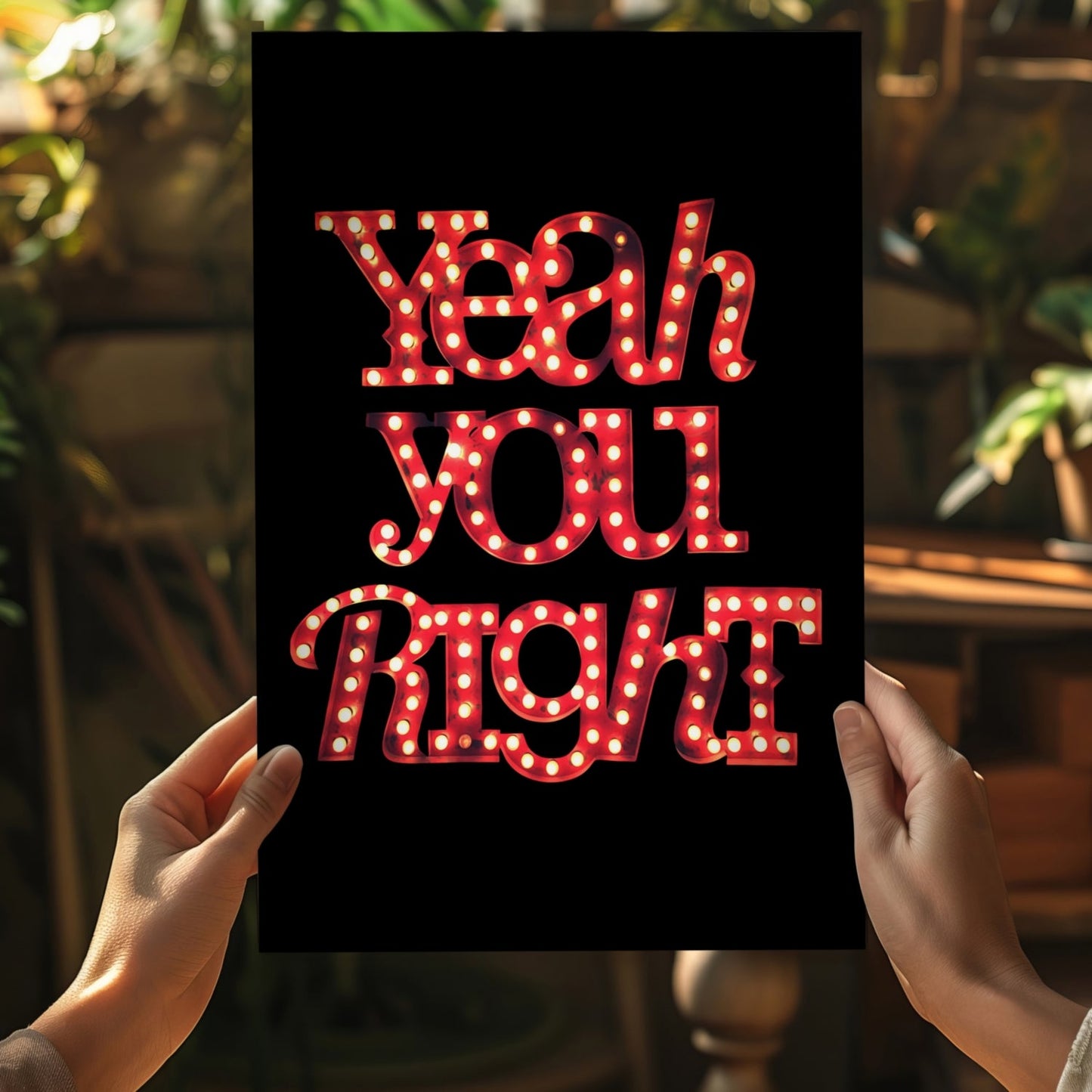You Are Right Aluminum Print