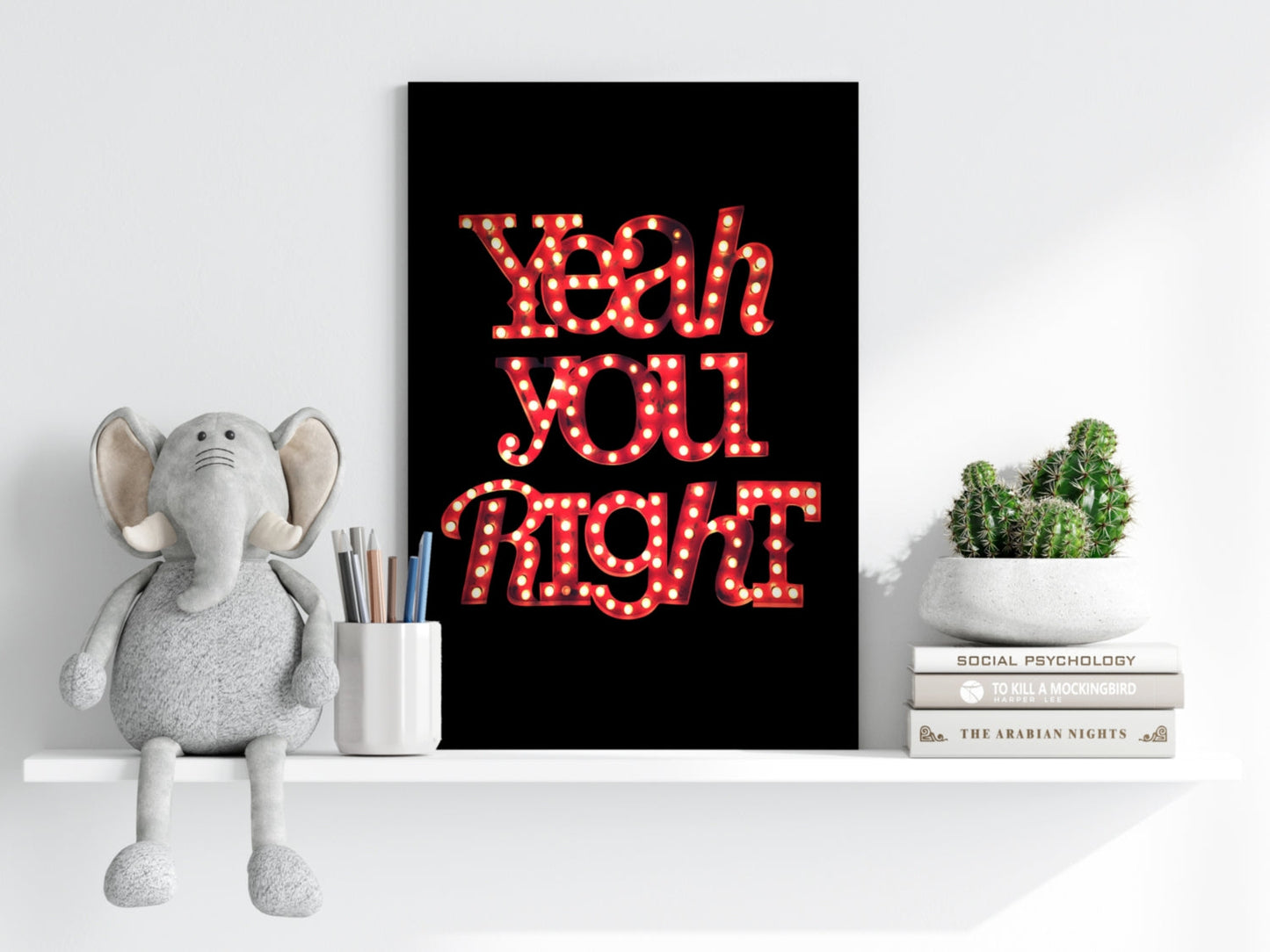 You Are Right Aluminum Print
