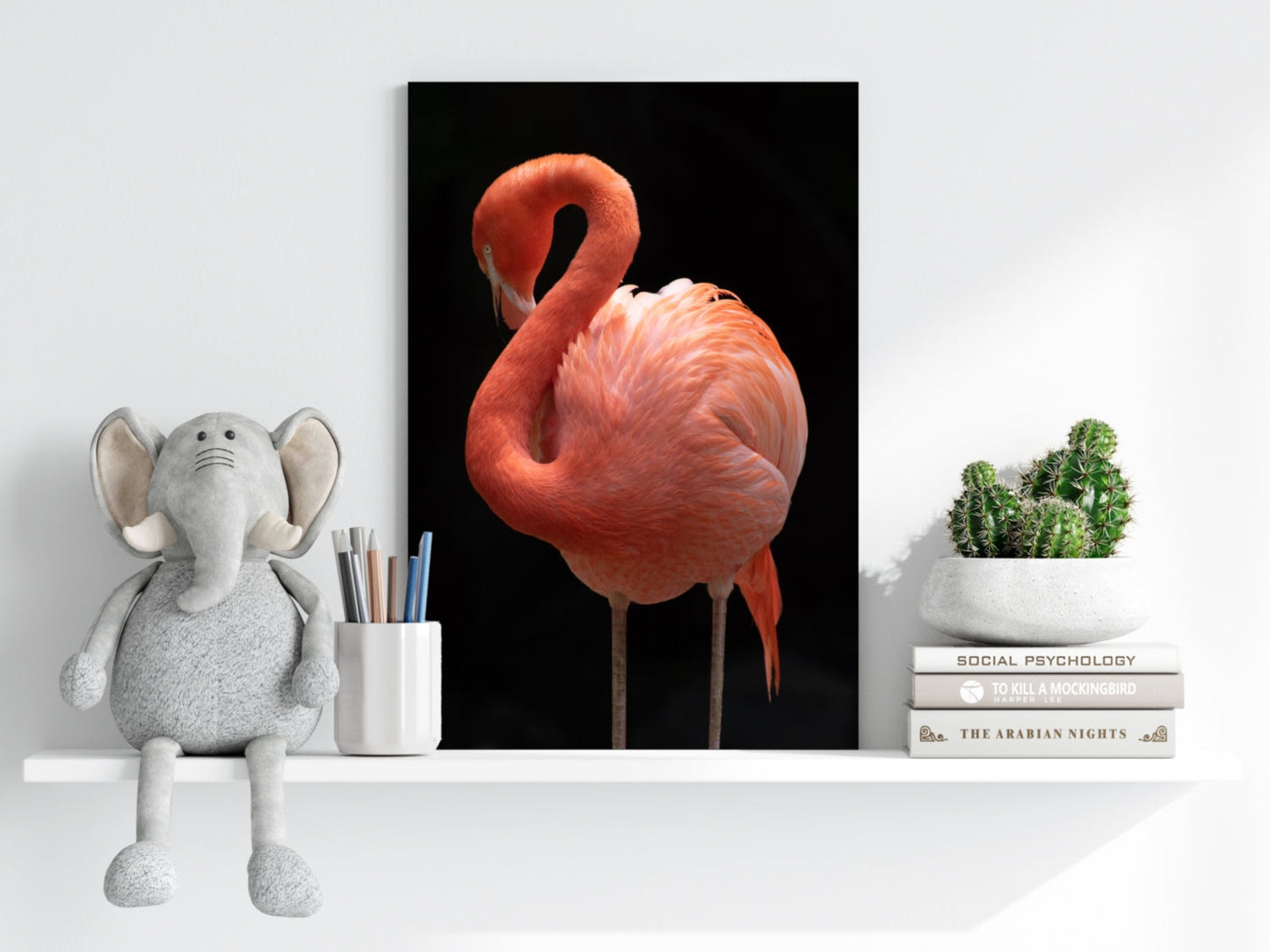 Flamingo Aluminum Print