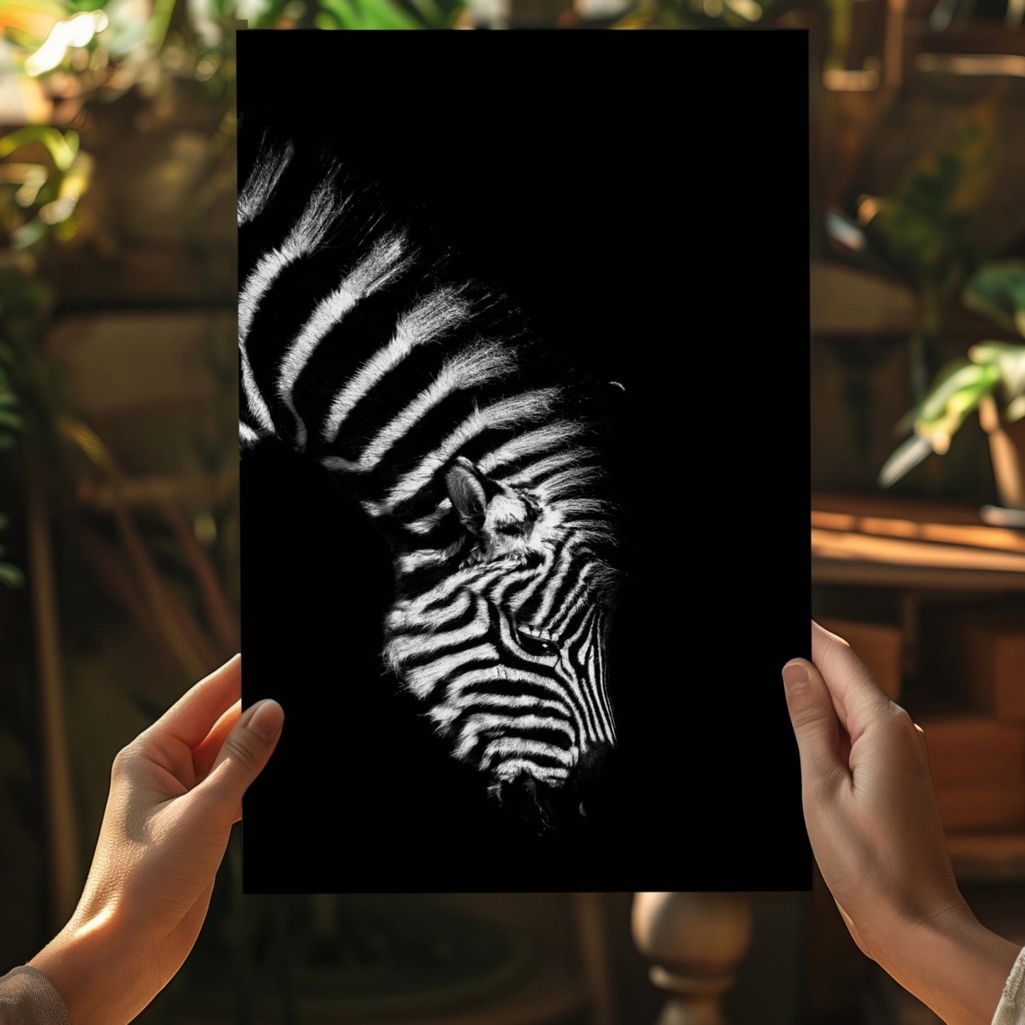 Zebra Aluminum Print