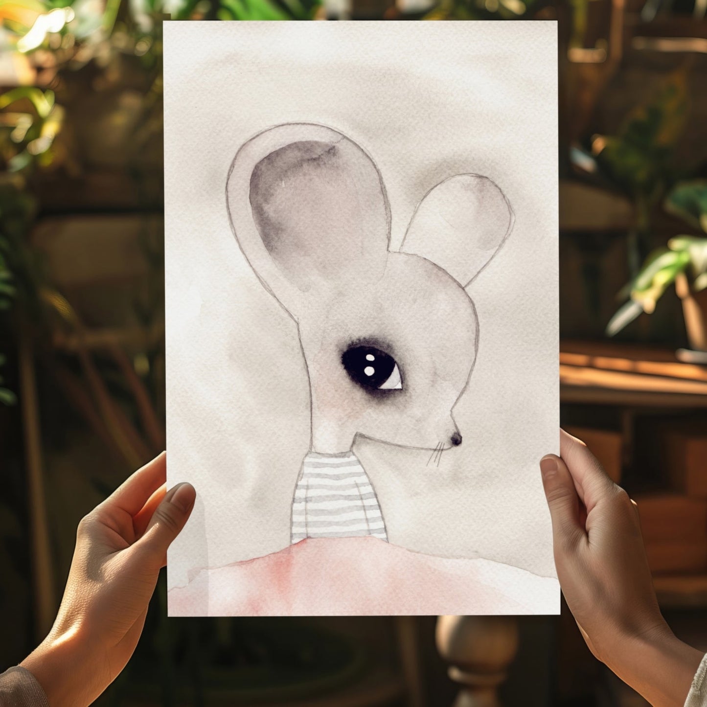 Mice Aluminum Print