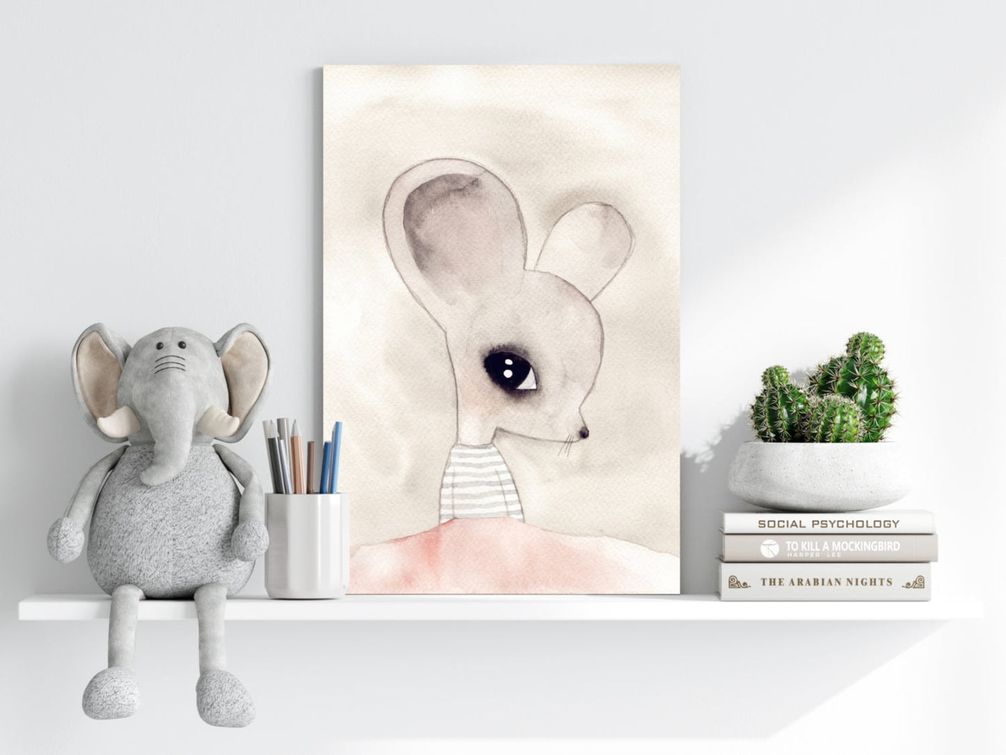 Mice Aluminum Print