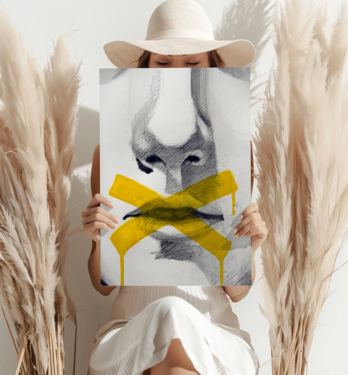Hush Aluminum Print
