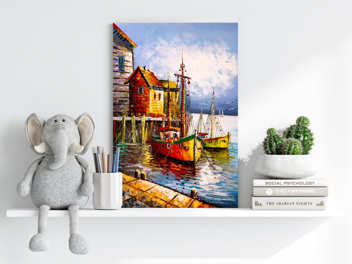 Remote Shores Aluminum Print