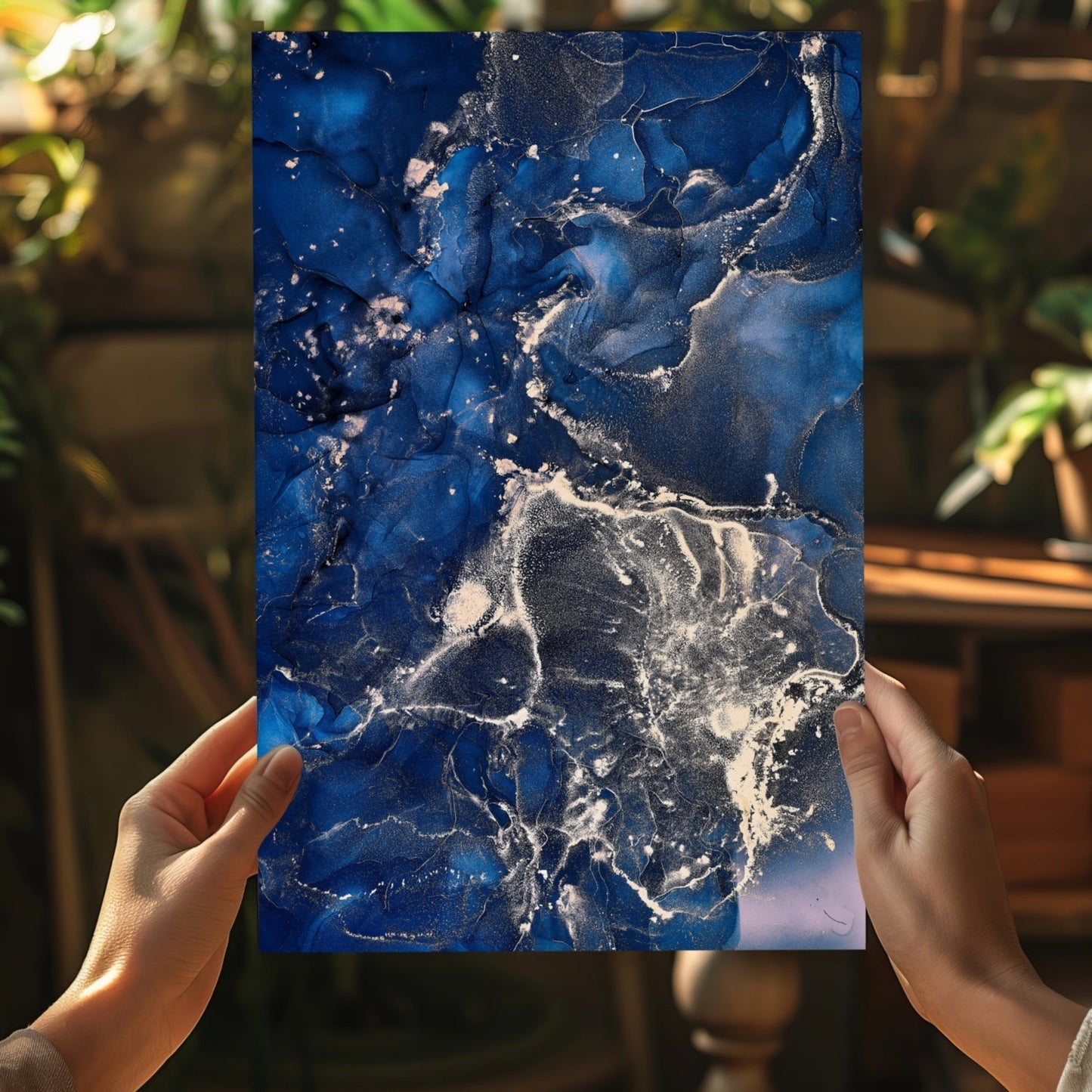 Marble Design V4 Aluminum Print