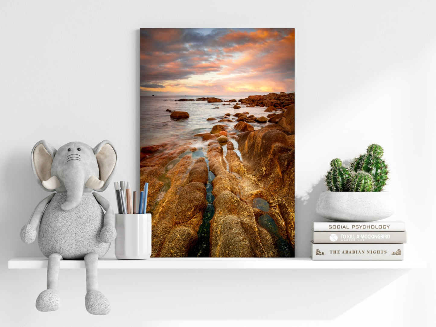 Cliff Aluminum Print