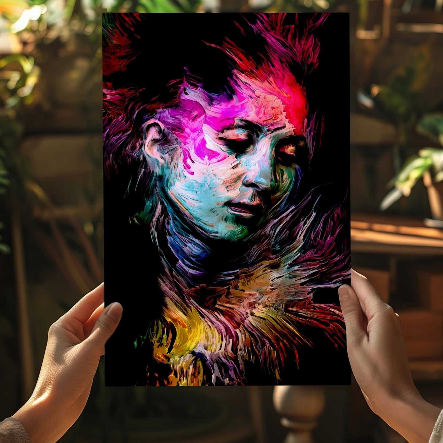 Thinking Aluminum Print
