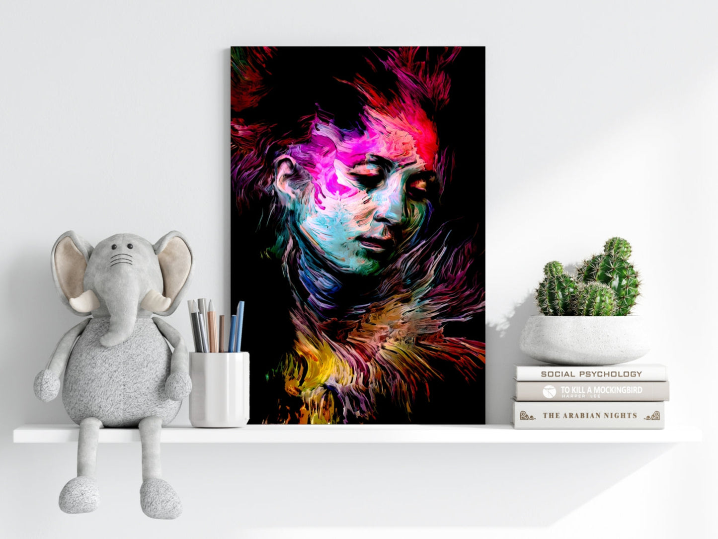 Thinking Aluminum Print