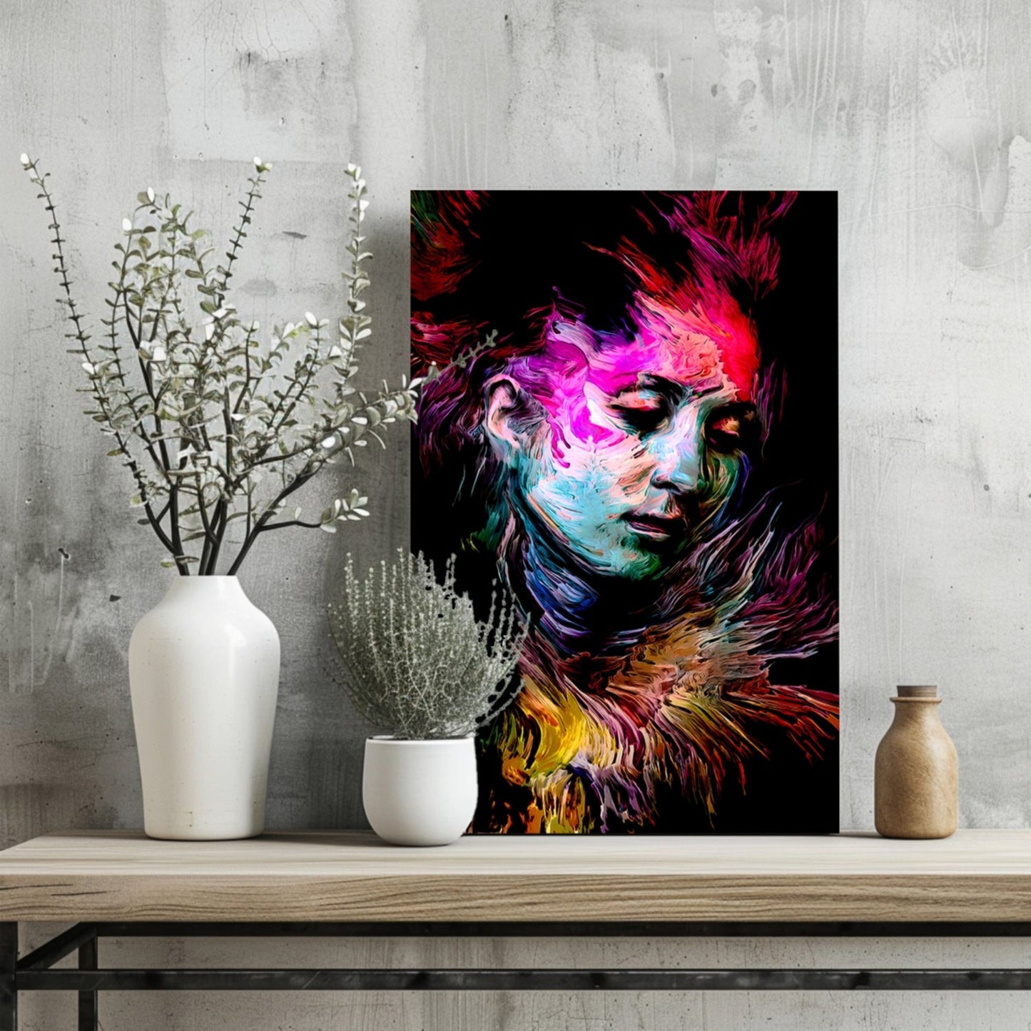 Thinking Aluminum Print
