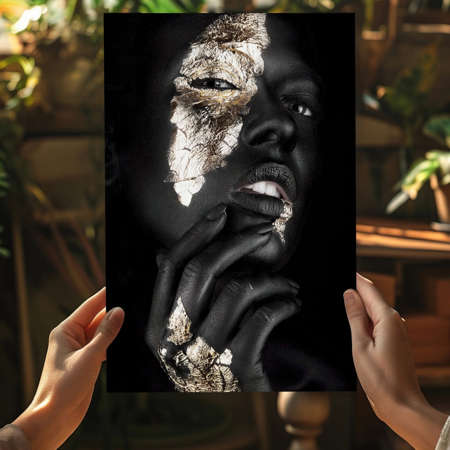 Woman in Fashion Aluminum Print