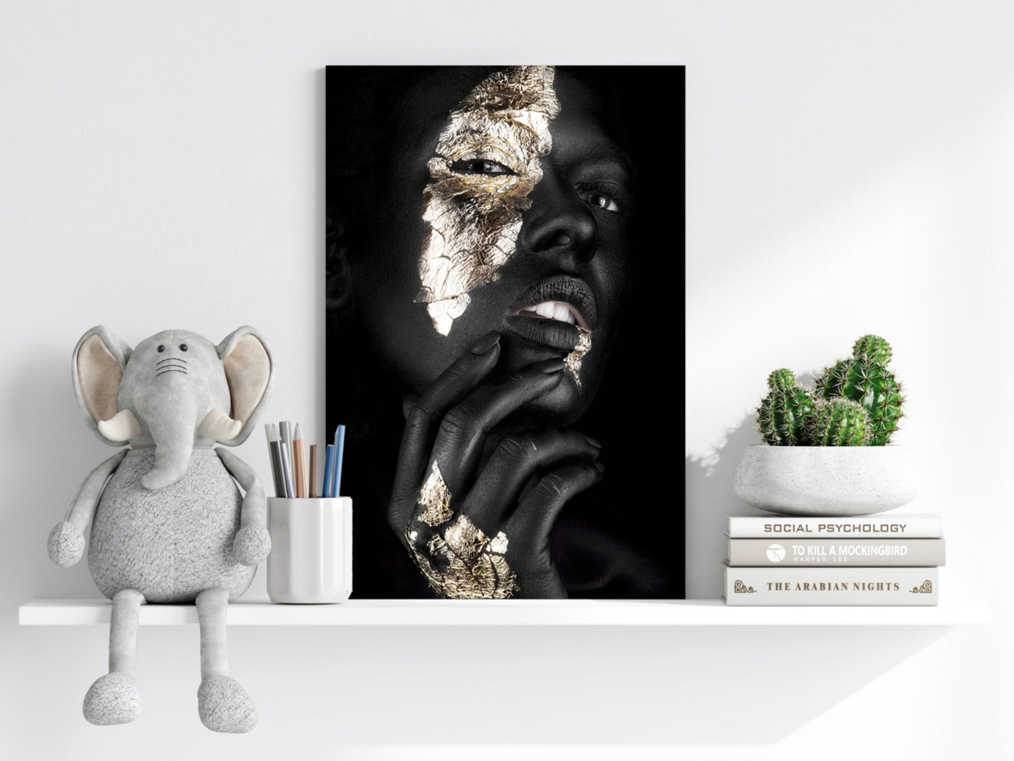Woman in Fashion Aluminum Print
