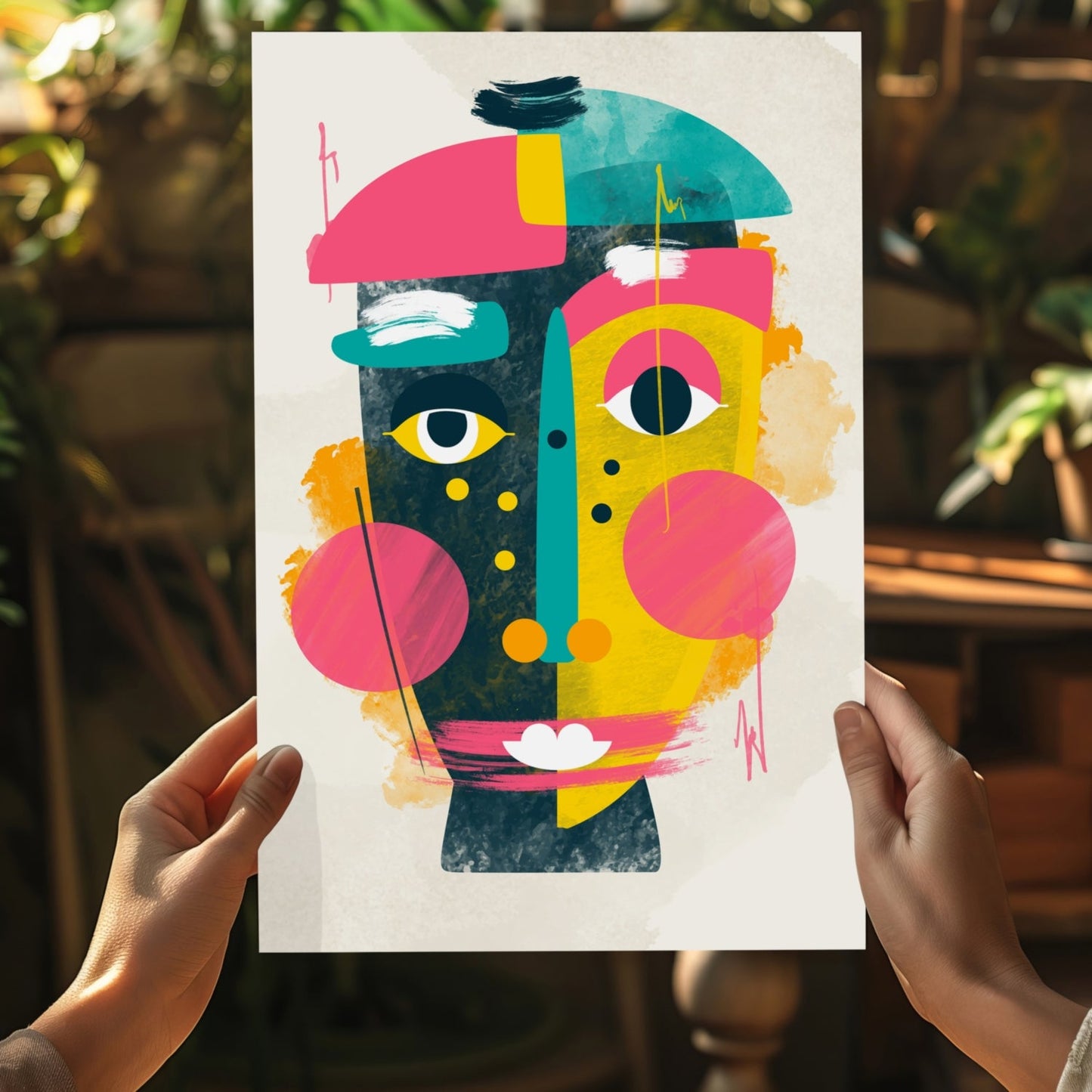 Contemporary Art V1 Aluminum Print-4